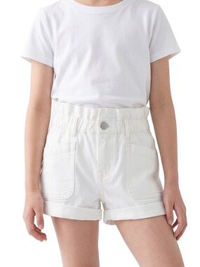Gap kids toddler girl just like mom denim shorts white